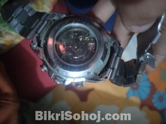 Winner Men's Stainless Steel Analog Automat